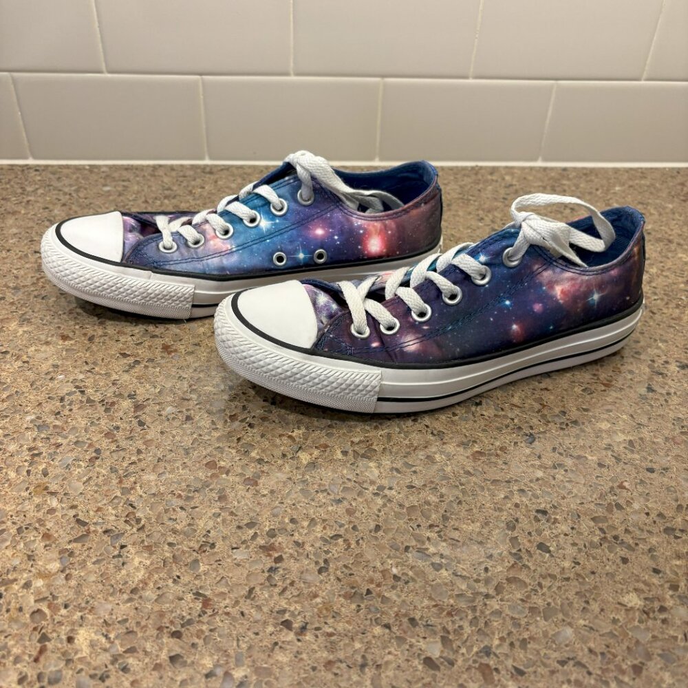 Converse All Star Galaxy Print Low Top Unisex Sneakers - W size 7/M size 5
